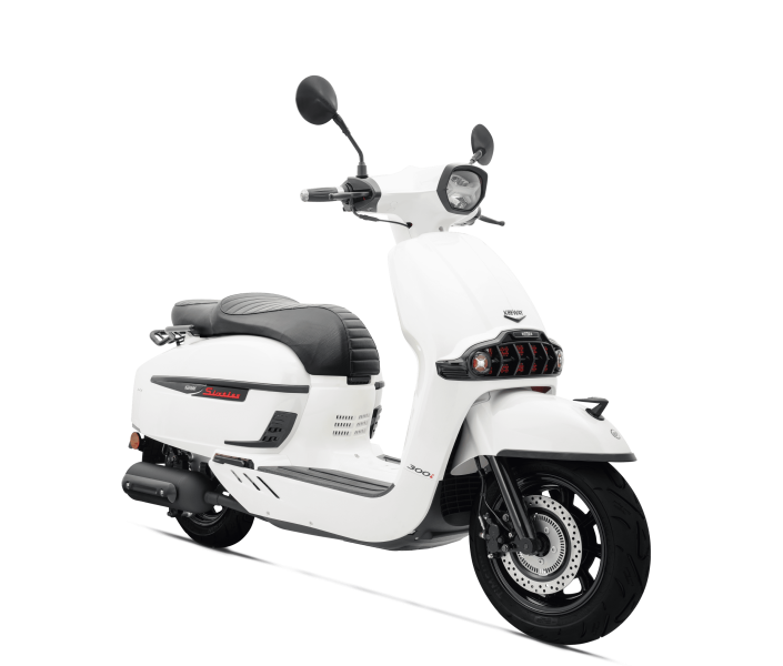 Balts ar melnu sēdekli