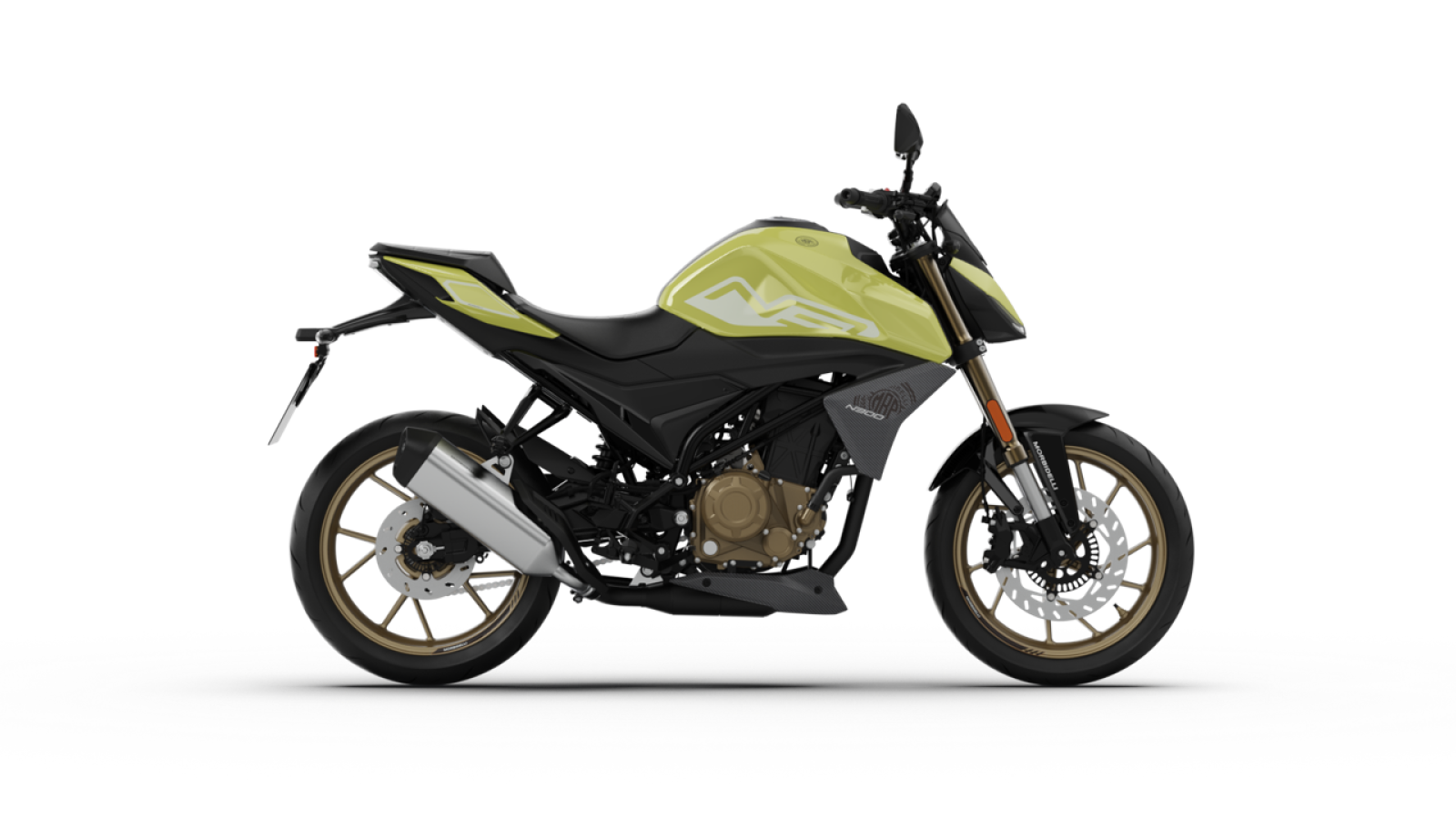 Morbidelli N300 verde vedere laterala